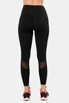 Amante High Rise Anti Microbial Leggings - Jet Black — thumbnail 3